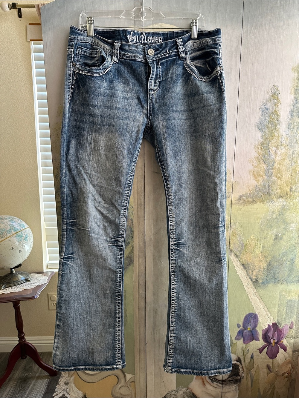 Wallflower Faded Blue Bootcut Jeans